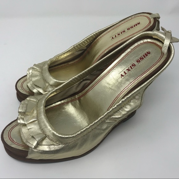 Miss Sixty Ruffle Wedge - Picture 9 of 11